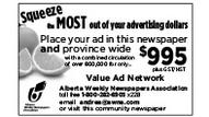 Advertisement in newspaper